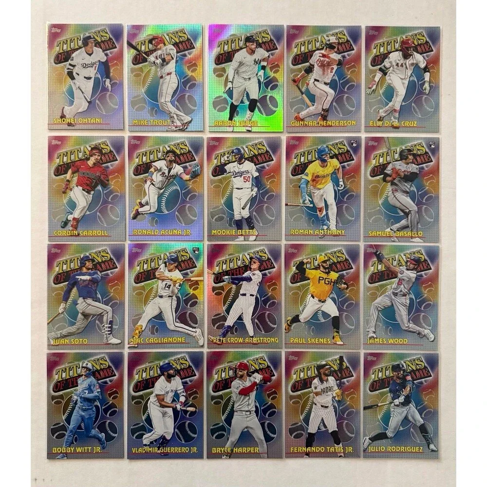 2026 Topps Series 1 Titans of the Game Complete Insert Set Ohtani Trout Tatis